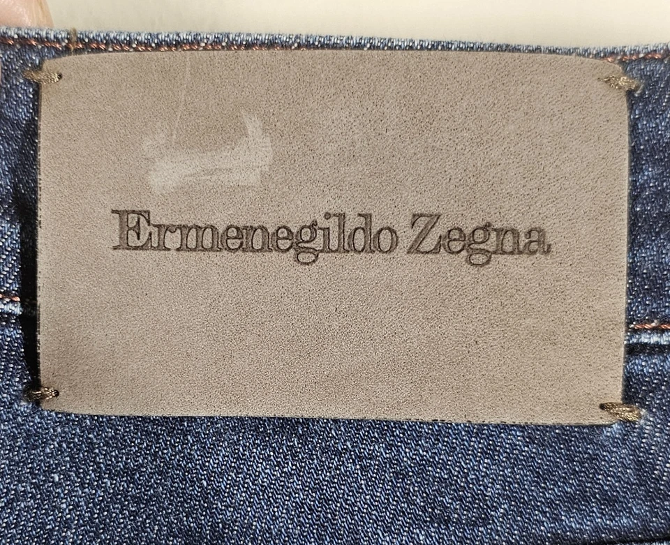 Ermenegildo Zegna 修身直筒 36(适合 36W 29L)男式豪华牛仔裤 — 第 4/4 张图片