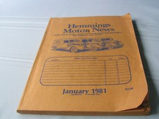 Hemmings Motor News - January 1981