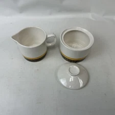 Fashion Manor Earthen Ware Darian Cream And Sugar Bowl