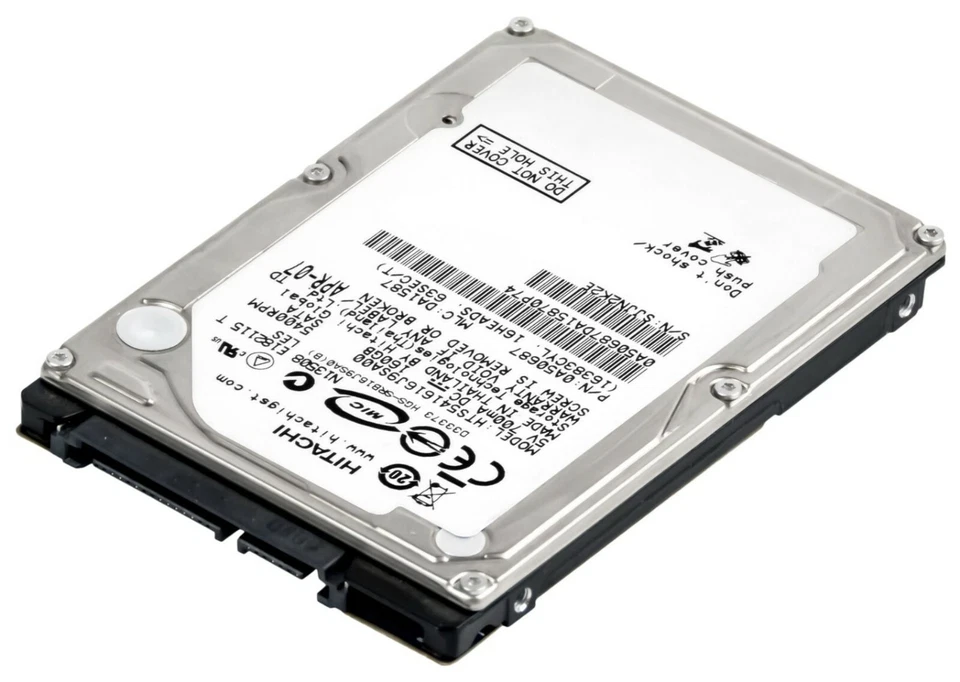 Disque Dur Hitachi Travelstar 5K160 HTS541616J9SA00 160GB 5.4K 8MB SATA 2.5'' - Photo 2/3