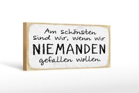 Holzschild Spruch 27X10 Cm Am SchöNsten Sind Wir Wenn Wir Deko Schild