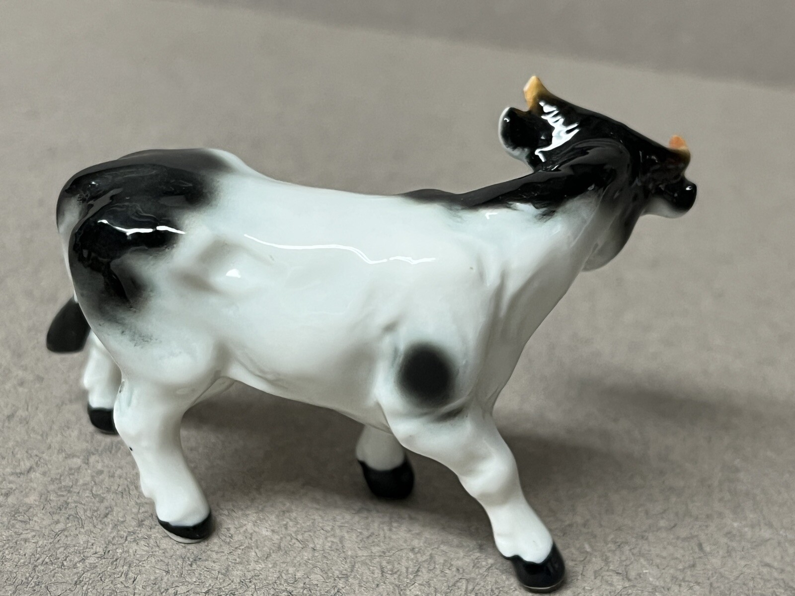 12-Vintage MINIATURE Porcelain/Ceramic Animals-Cow,Pigs,Dogs,Rabbit,Hen,Duck,Etc