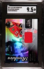 2015-16 Fleer Showcase Flair Materials Artemi Panarin #44 SGC 9.5 jersey RY