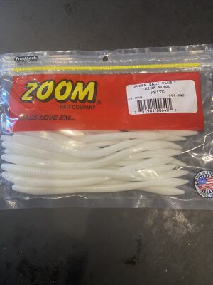 Zoom Original Trick Worm 20pkg White