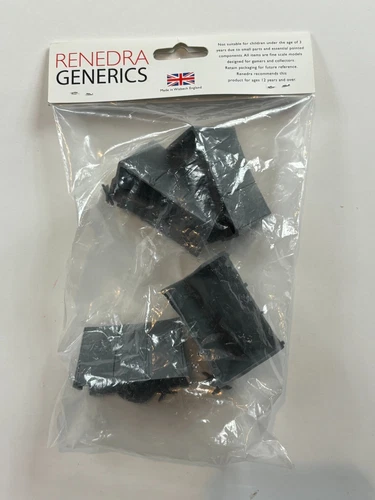 Renedra Ltd -  4x Ridge Tents Plastic Kit 28mm Scale Generic Game Pieces