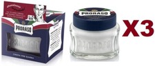 3 PCS PRORASO PROTECTIVE BEARD CREAM 100ML WI...