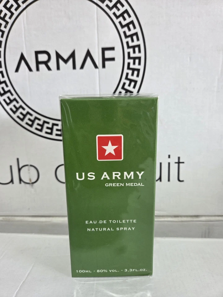 US ARMY GREEN  MEDAL  Eau De Toilette Spray 3.4 oz-100 ml  Men, New & Sealed. - Image 2 of 3