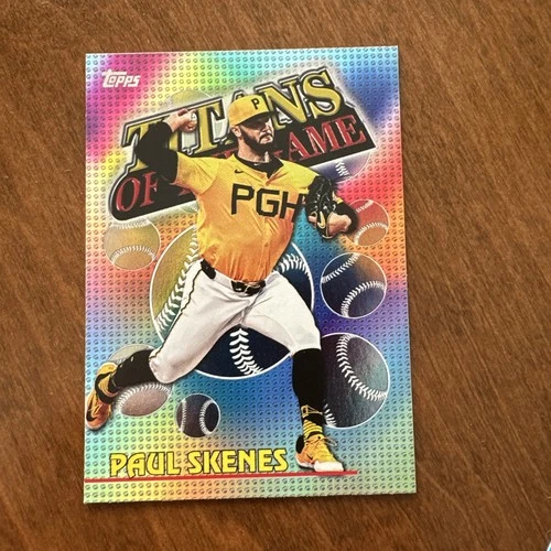 Paul Skenes RARE HOLO FOIL REFRACTOR TOPPS  INVESTMENT CARD PIRATES MINT Free Sh