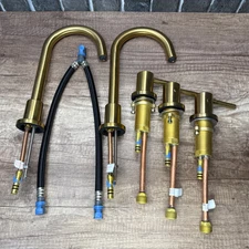 PARTS For Signature Hardware 483888 Lexia Widespread Bathroom Faucet Brush Gold