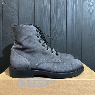 SANTONI - Women's Suede Gray Boots Size 36