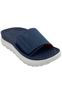 Vionic Adjustable Men\'s Recovery Slide Sandals Rejuvenate Navy - Medium Vionic Rejuvenate Recovery Slide Sandal - Free Shipping | DSW main image 4