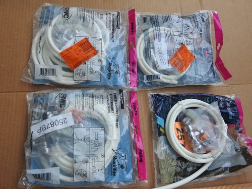 Lot of 4---2 SharkBite Push-to-Connect Faucet Install Kits and Two Toilet Kits