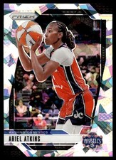 Ariel Atkins Cracked Ice #56 2024-25 Panini Prizm WNBA Card Washington Mystics