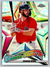 Connor Wong 2022 Topps Chrome Logofractor Edition Future Stars Rookie FS-10