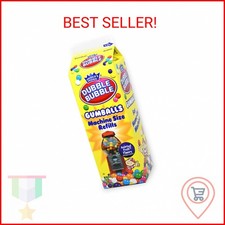 Dubble Bubble Gumball Machine Refill Carton - Bulk Bubblegum Balls - .625 Inch A