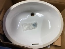 TOTO LT587 01 19" Undermount Bathroom Sink with Overflow - Cotton