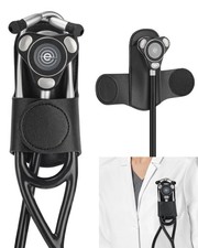 Stethoscope Holder Clip for EKO CORE 500™ – Lightweight PU Leather Hip Holder