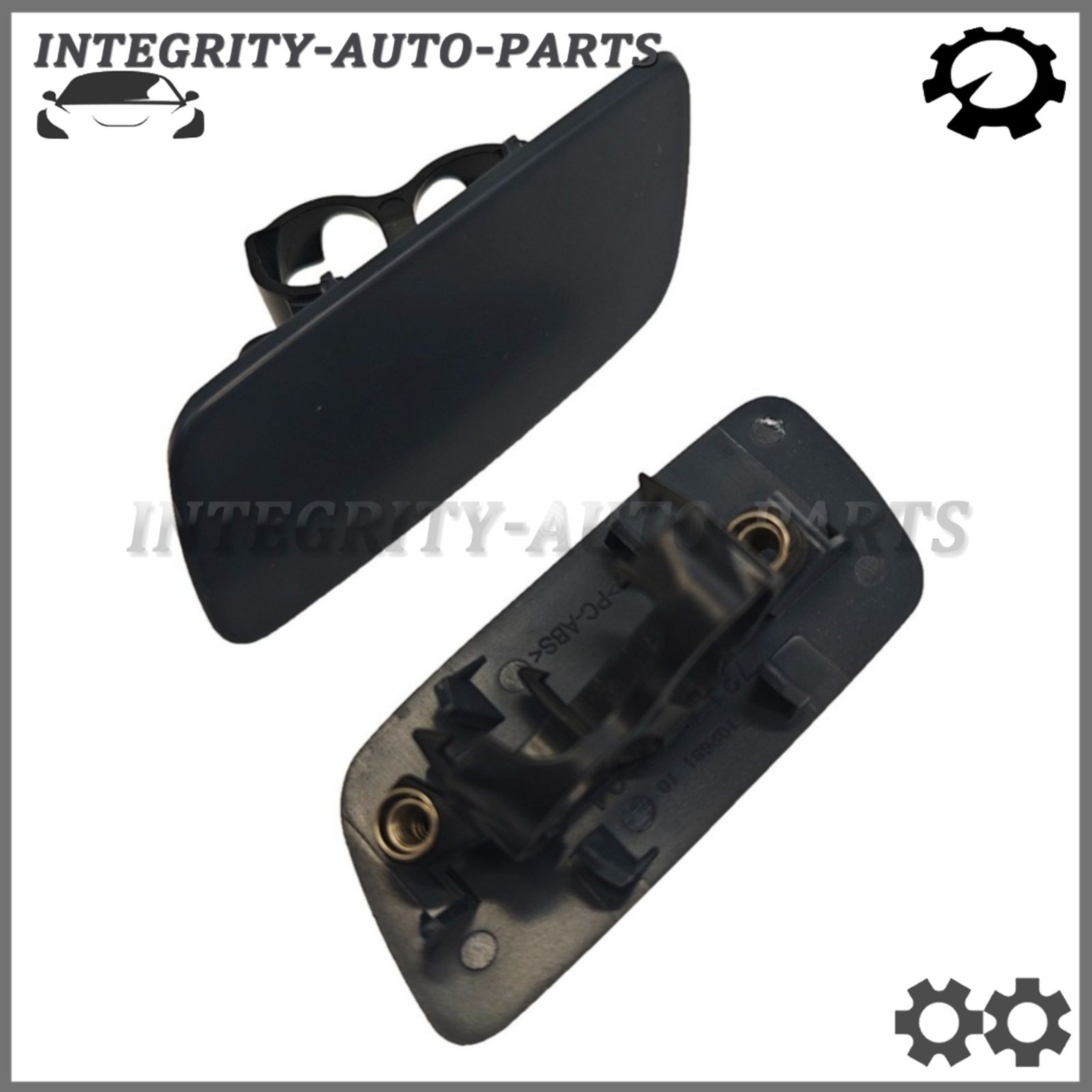 2x Headlamp Washer Cover Cap Front Driver Passenger Side For 10-18 Rolls Royce