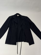 Womens M Collection Black Blazer Style Jacket Size 4 EUC