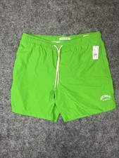 PacSun Green Collegiate Large 6" Swim Trunks Green NWT Nylon