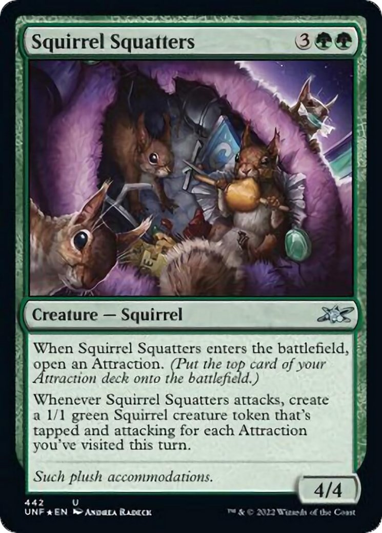 Squirrel Squatters [UNF - 156] Uncommon NM Unfinity MTG