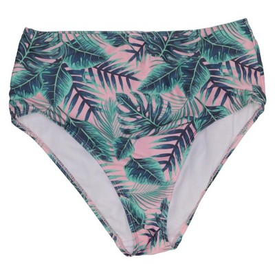 Wolf & Whistle, Bikiniunterteil, Größe: S, Pink/Grün/Mehrfarbig #mI8