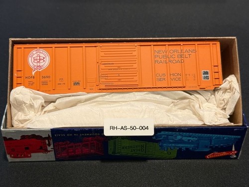 KIT de coche de caja de una sola puerta HO ROUNDHOUSE 1911 50' cinturón público de Nueva Orleans RR #3690 | Zustand: New