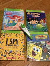 Leap Frog Tag Books Lot of 4 Interactive Stories Pen works