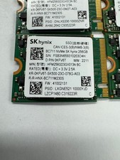 SK Hynix BC711 NVMe 256GB M.2 PCIe Gen3 x4 Solid State Drive SSD No Bad Sectors