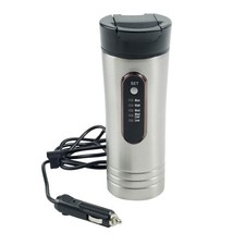 RoadPro RP0719 12-Volt 15oz Electric Coffee Mug Heated 12v Self-Heating Coffee C
