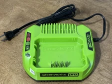 Greenworks Pro 80 Volt Lithium Max Battery Charger Model GHC8020 for 2902502
