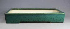 Tokoname Rect. Bonsai Pot by Kouyou kiln, #13T17 : 292*228*H53mm