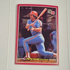 Pete Rose Phillies 1984 Donruss Action All-Stars #54 Baseball Card Oversized