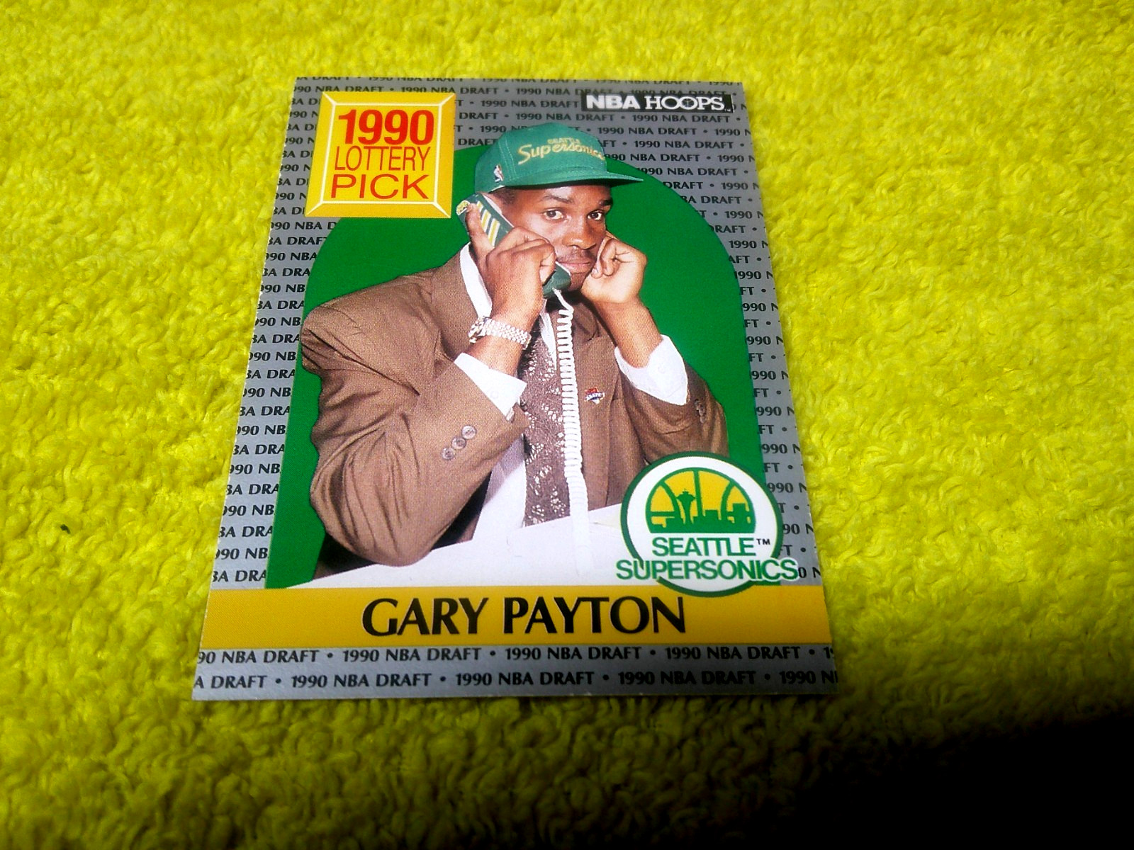 Gary Payton 1990-91 Hoops Seattle Super Sonics #391 RC MINT LOOK