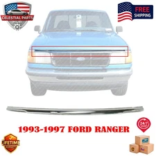 OEM REPLACES GRILLE MOLDING FRONT UPPER CHROME FOR 1993-1997 FORD RANGER