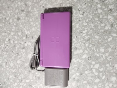 Nintendo DS Lite Purple Handheld System with Charger & Stylus Pen
