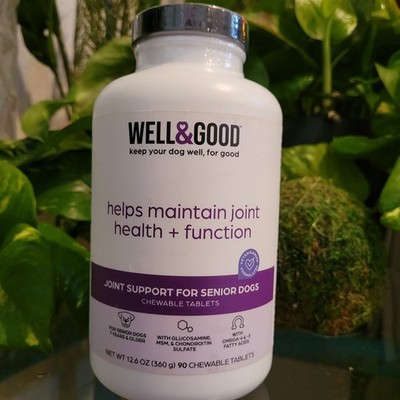 Senior Dogs Joint Support Bone Health Function Cartilage Pain Relief Well & Good