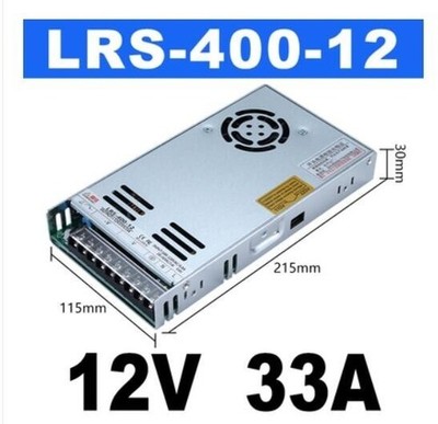 1PCS Meanwell LRS-400-12 400W 12V 33A switching power supply is new #am