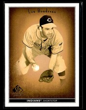 2002 Sp Legendary Cuts 47 Lou Boudreau Card Cleveland Indians