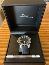 Orologio Sinn EZM 603.4414 orologio da polso uomo quadrante nero con scatola