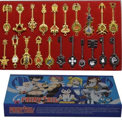 Anime Fairy Tail Lucy Celestial Spirit Magic Keys 21 Models With