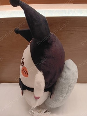 Chiikawa X Sanrio Characters Momonga In Kuromi Outfit Plush New