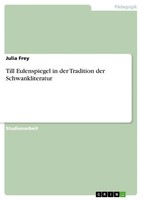 Julia Frey | Till Eulenspiegel In Der Tradition Der Schwankliteratur | Buch