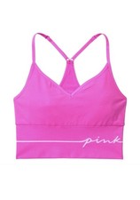 Victoria Secret Pink Active seamless sports bra in hot pink