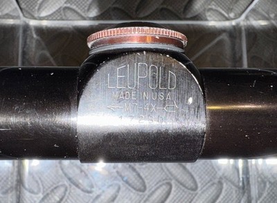 RARE Vintage Leupold M7 4X Rifle Scope Approx 1959-1964 Arch Logo
