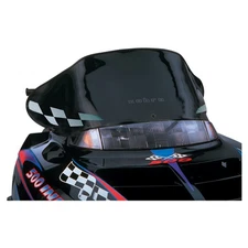 Powermadd Cobra Windshield-12in.-Black/White Checks for 1996 Polaris 500 EFI RMK