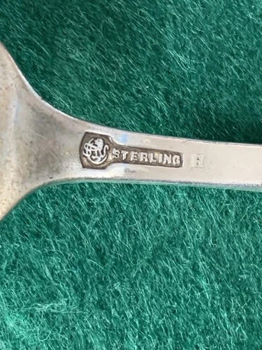 Lot 8 Gorham Sterling Silver Dinner Forks Monogram D 7.5” 55g No Reserve