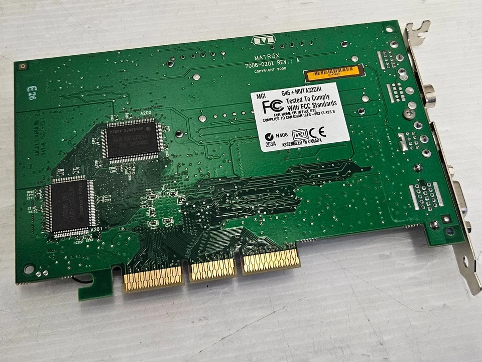 Matrox Marvel G450 with TV-Tuner, 32MB DDR, AGP 4x, G45+MVTA32DRI, WORKING - Image 3 of 4