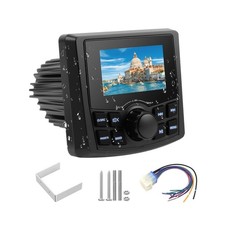 Boat Radio Marine Stereo Receiver,Waterproof Digital Multimedia MP5 Player wi...