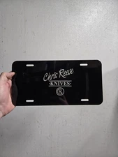 Chris Reeves Knife Custom Laser Engraved  Truck/ Car Tag